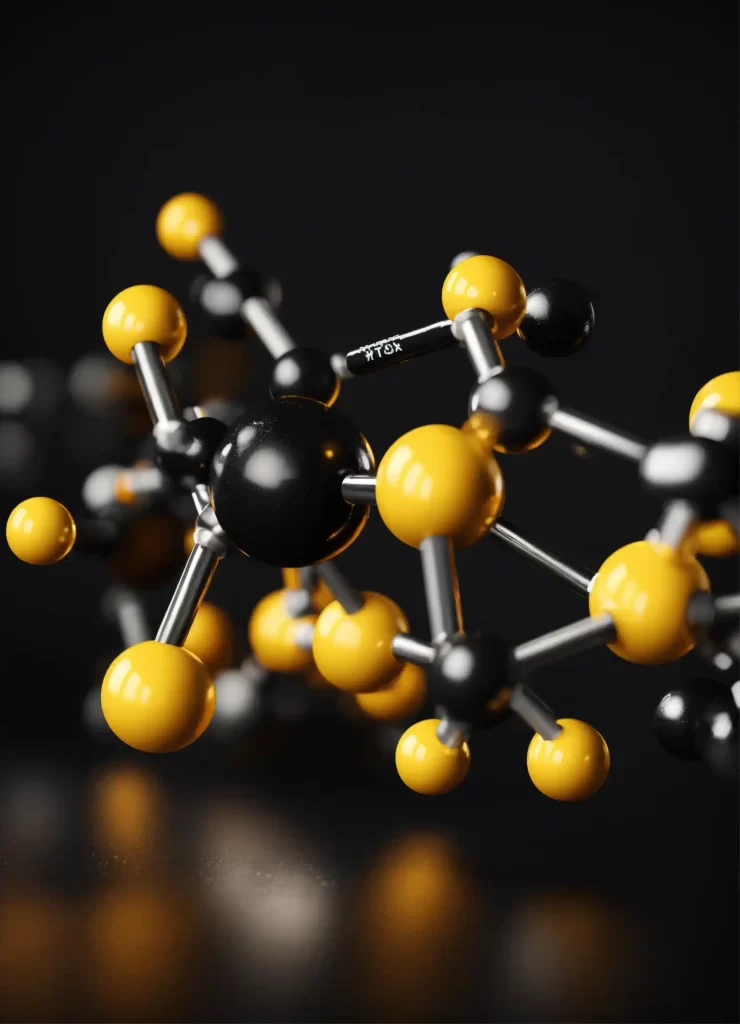 A chemical structure of testosterone for a logo 11zon